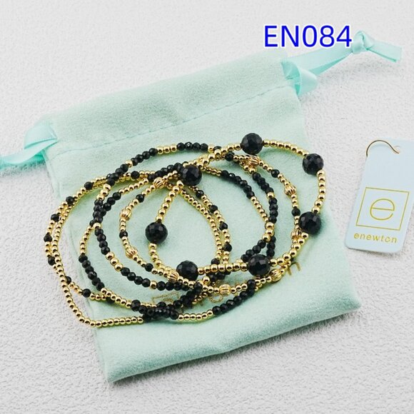 Enewton Black Crystal Glass Bracelet - Picture 4 of 5